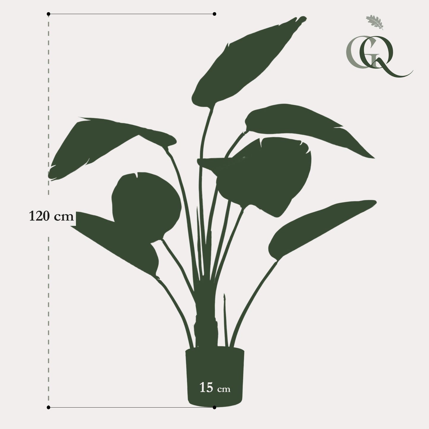 Kunstplant - Strelitzia nicolai - 120cm