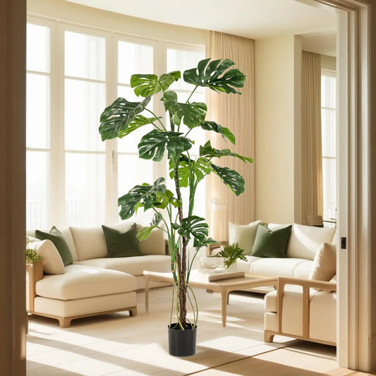 kunstplant - Monstera  - Gatenplant - 180cm