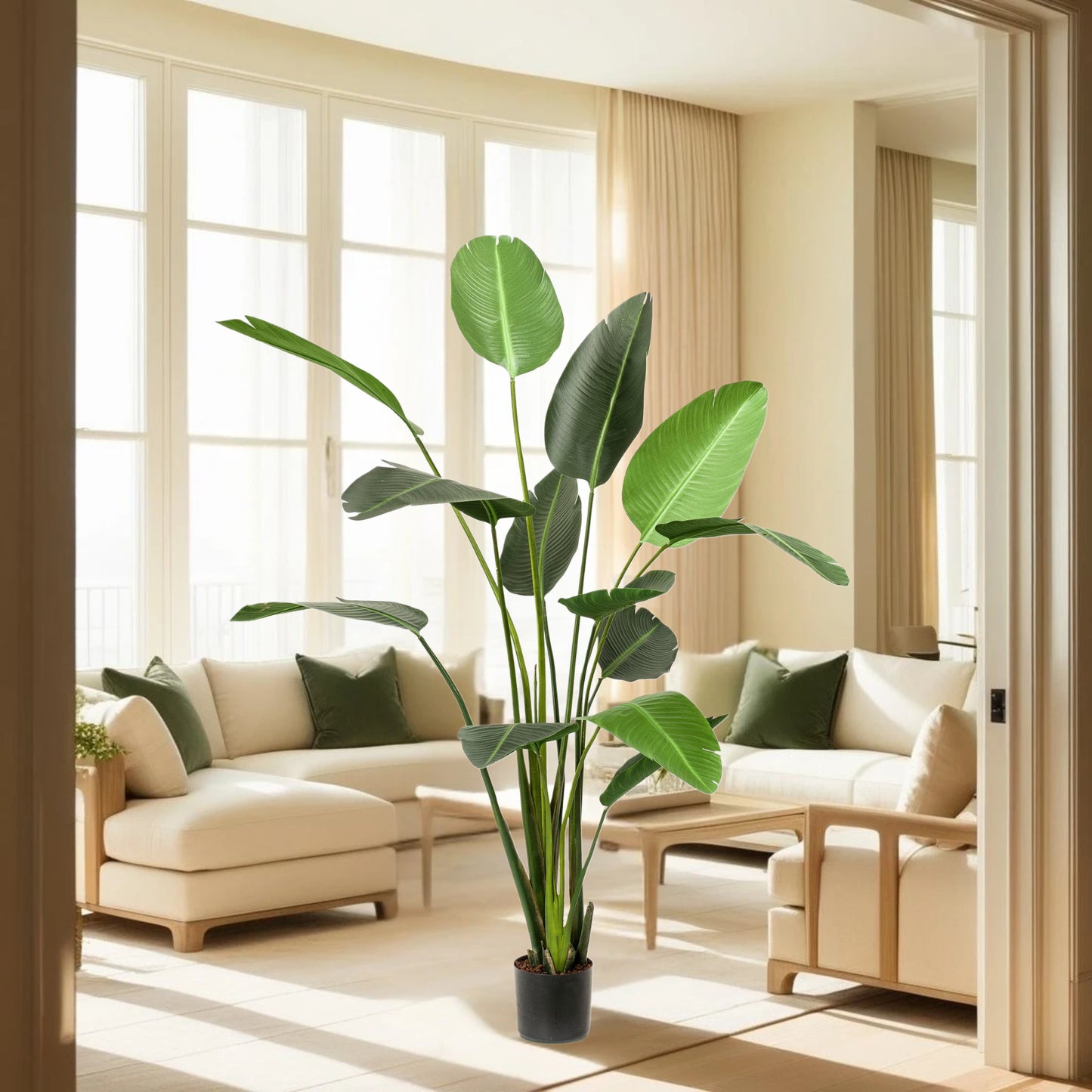 Kunstplant - Strelitzia Nicolai - 230cm