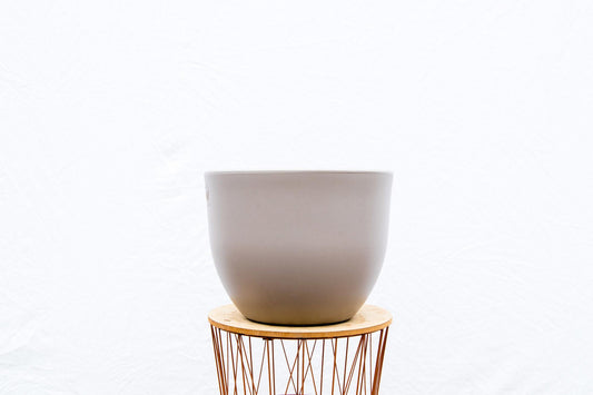 Pot Eggy Taupé - D100 x H77